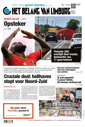 Cover of Het Belang van Limburg