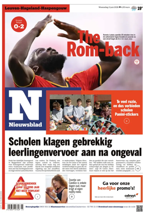 Cover of Het Nieuwsblad