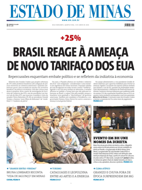 Cover of Estado de Minas (Brazil)