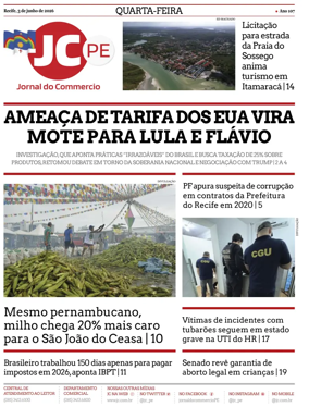 Cover of Jornal do Commercio