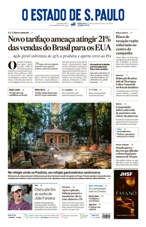 Cover of O Estado de S. Paulo