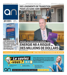 Cover of Acadie Nouvelle