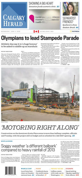 Cover of Calgary Herald