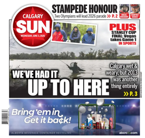 Cover of Calgary Sun