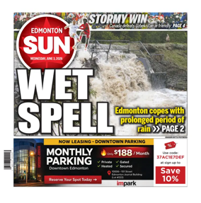 Cover of Edmonton Sun