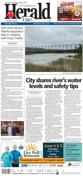 Cover of Lethbridge Herald