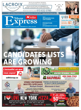 Cover of Tribune Express