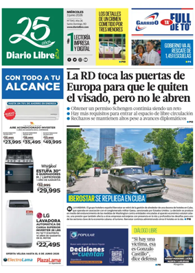 Cover of Diario Libre (Republica Dominicana)