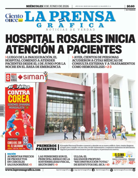 Cover of La Prensa Grafica