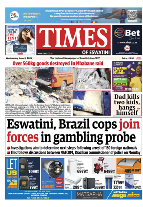 Cover of Times of Eswatini