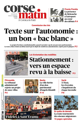 Cover of Corse Matin