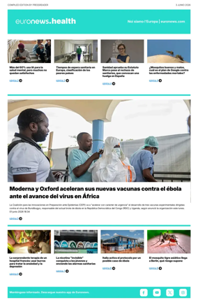 Cover of Euronews Health (Spanish) Compiled Edition