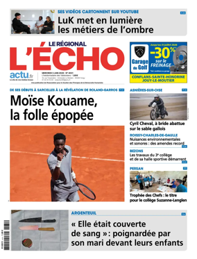Cover of L'Echo le Regional