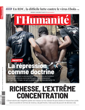 Cover of L'HUMANITE