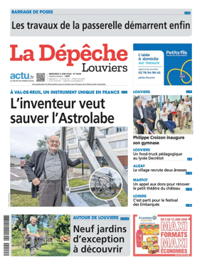 Cover of La Depeche Louviers