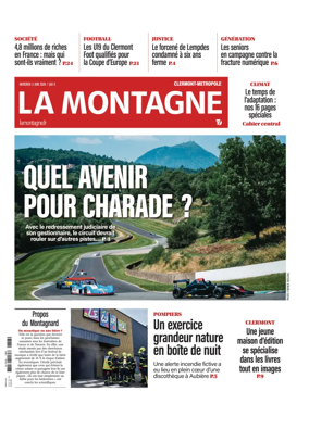 Cover of La Montagne (Clermont-Metropole)