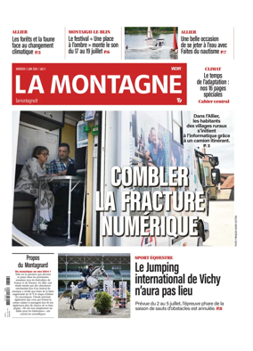 Cover of La Montagne (Vichy)