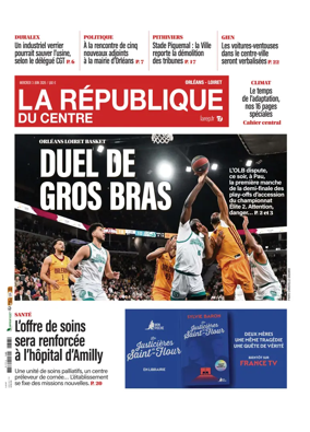 Cover of La Republique du Centre (Orleans - Loiret))