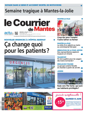 Cover of Le Courrier de Mantes