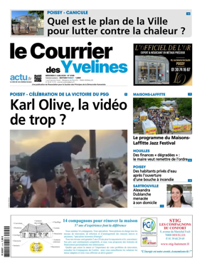 Cover of Le Courrier des Yvelines (Poissy)