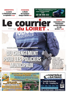 Cover of Le Courrier du Loiret