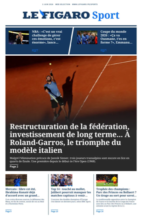 Cover of Le Figaro Sport