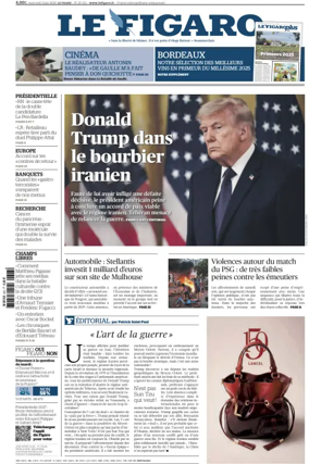 Cover of Le Figaro