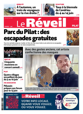 Cover of Le Reveil du Vivarais – edition Pilat