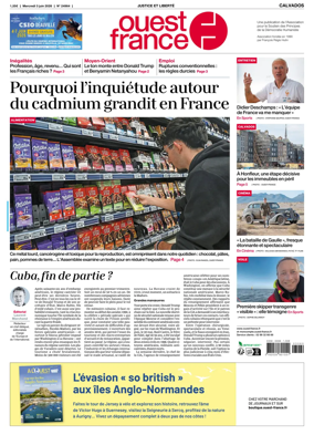 Cover of Ouest France (Caen - Bayeux - Falaise - Vire)
