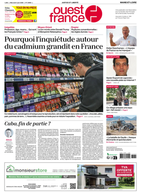 Cover of Ouest France (Cholet)