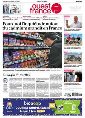 Cover of Ouest France (Mayenne)