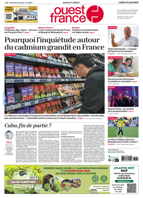 Cover of Ouest France (Pornic / Pays de Retz)