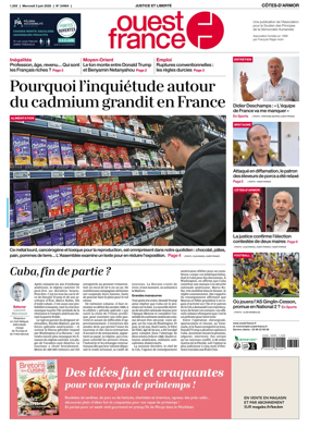 Cover of Ouest-France (Saint-Brieuc Lamballe)