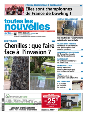 Cover of Toutes les Nouvelles (Rambouillet / Chevreuse)