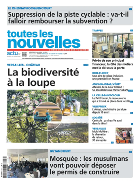 Cover of Toutes les Nouvelles (Versailles / Saint-Quentin-en-Yvelines)