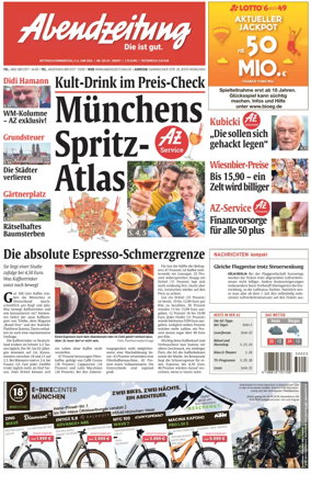 Cover of Abendzeitung Munchen