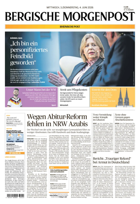 Cover of Bergische Morgenpost Wermelskirchen/Huckeswagen/Radevormwald