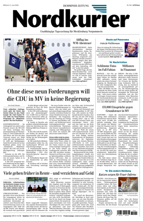 Cover of Demminer Zeitung