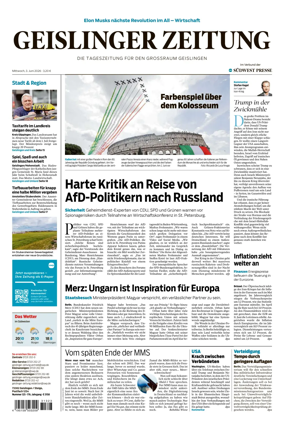 Cover of Geislinger Zeitung