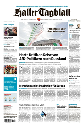 Cover of Haller Tagblatt