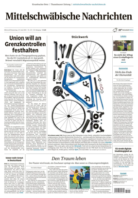 Cover of Mittelschwaebische Nachrichten