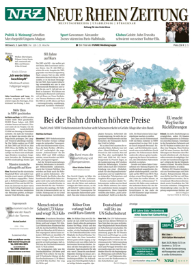 Cover of Neue Rhein Zeitung (Emmerich and Kleve)