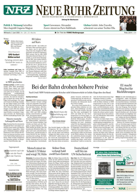 Cover of Neue Rhein Zeitung (Oberhausen)