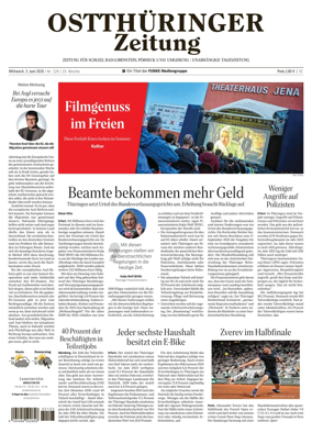 Cover of Ostthuringer Zeitung (Posneck)