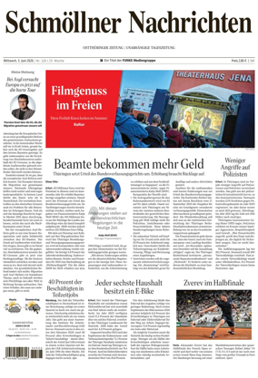 Cover of Ostthuringer Zeitung (Schmolln)