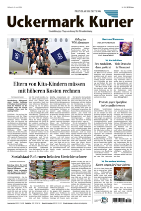 Cover of Prenzlauer Zeitung