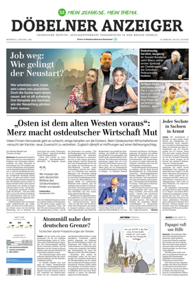 Cover of Sachsische Zeitung (Dobeln)