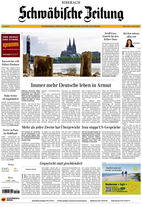 Cover of Schwabische Zeitung (Biberach)