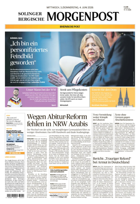 Cover of Solinger Bergische Morgenpost/Remscheid