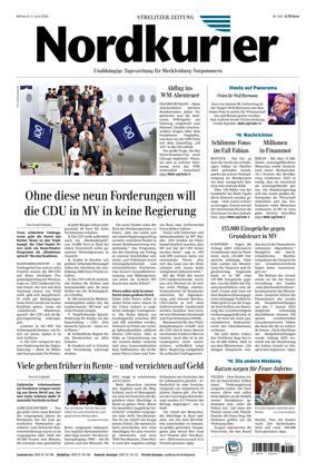 Cover of Strelitzer Zeitung